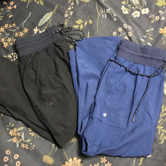 columbia sportswear Pants - Bundle of Two Columbia Sportswear Hiking Capri Pants Drawstring Waist Blue/Grey